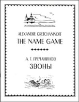The Name Game SA choral sheet music cover